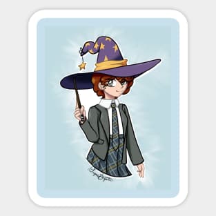 School Witch Sticker